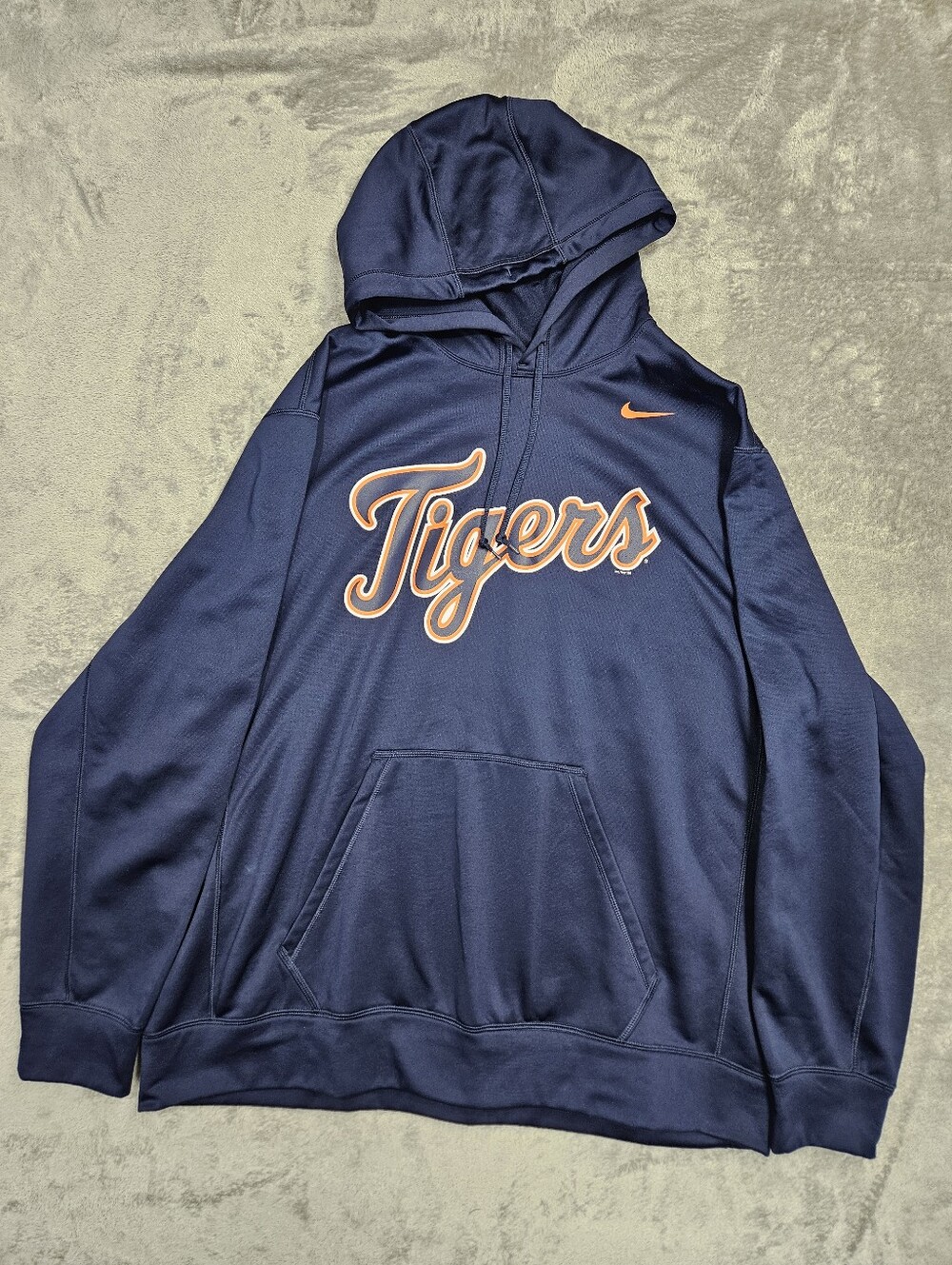 Nike Therma-FIT Detroit Tigers Hoodie – Men’s XXL – Navy Blue Like New!